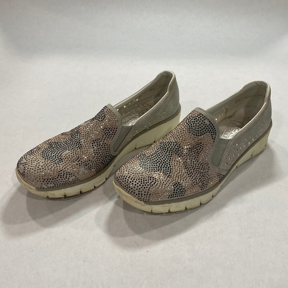 Rieker Doris 537T1 Shoes gray studded - Picture 1 of 12